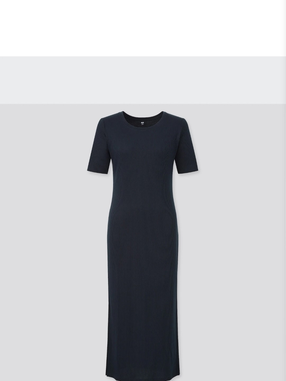 Uniqlo Short-Sleeve Maxi Dress